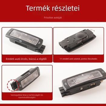 Hátsó tető olvasólámpa – Sokamai, műanyag, alkatrész szám 3B0947291, kompatibilis Tiguan, Passat, Sharan, Golf 4, Bora
