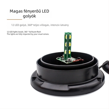LED tetőfény járművekhez, modell E3-L, 12W, DC12-80V, SMD5730