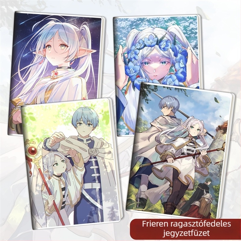 32K Kifinomult anime-ihletésű notesz, 60 oldal, PP borító