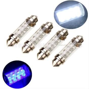 Autó LED olvasólámpa 8 SMD, 12V, 40 lm, 1W — világítás a rendszámtábla és a csomagtartó számára, univerzális
