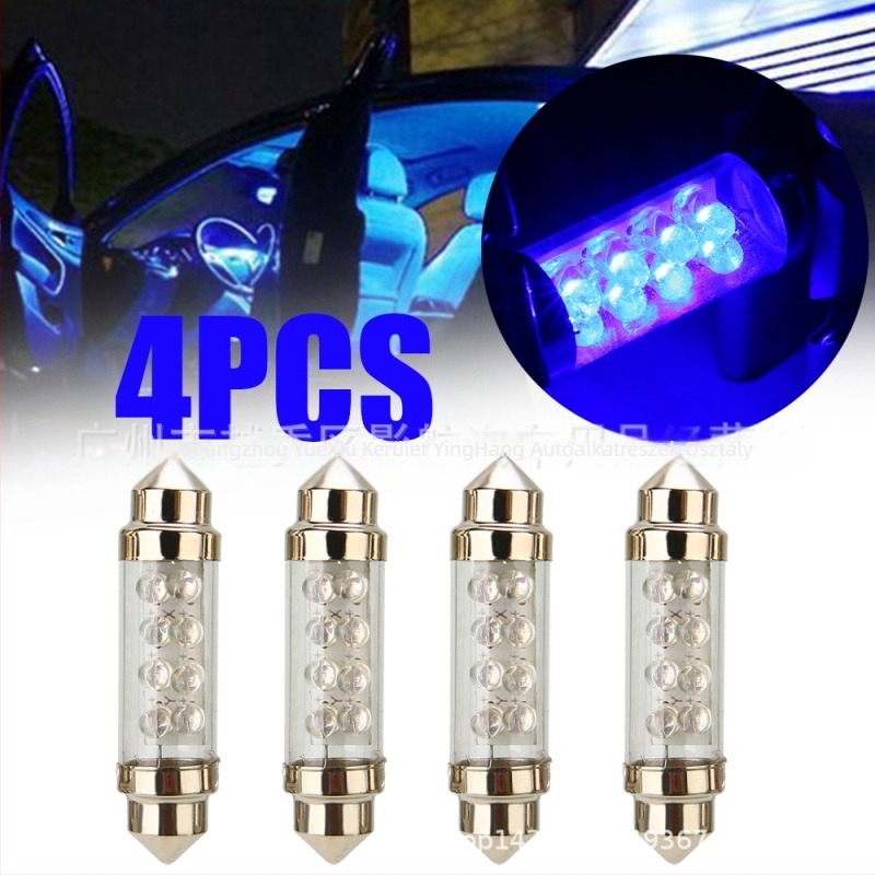 Autó LED olvasólámpa 8 SMD, 12V, 40 lm, 1W — világítás a rendszámtábla és a csomagtartó számára, univerzális