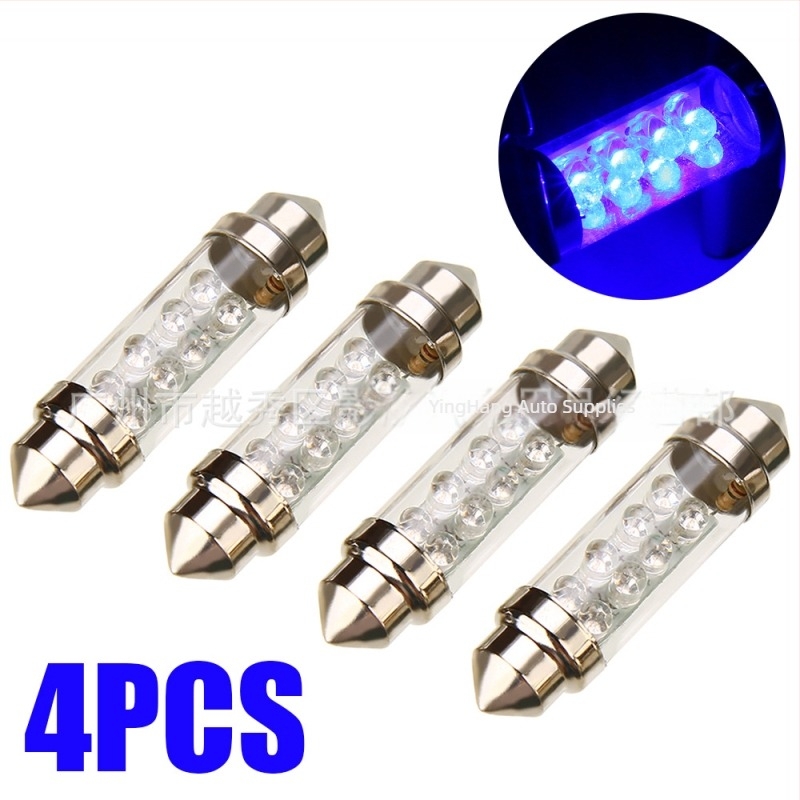 Autó LED olvasólámpa 8 SMD, 12V, 40 lm, 1W — világítás a rendszámtábla és a csomagtartó számára, univerzális