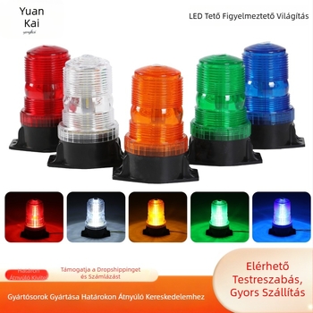 LED jármű teteji lámpa mágneses rögzítéssel – 15W, 12-24V, SMD