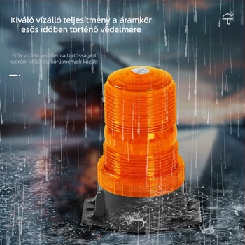 LED jármű teteji lámpa mágneses rögzítéssel – 15W, 12-24V, SMD
