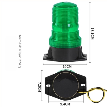 LED jármű teteji lámpa mágneses rögzítéssel – 15W, 12-24V, SMD