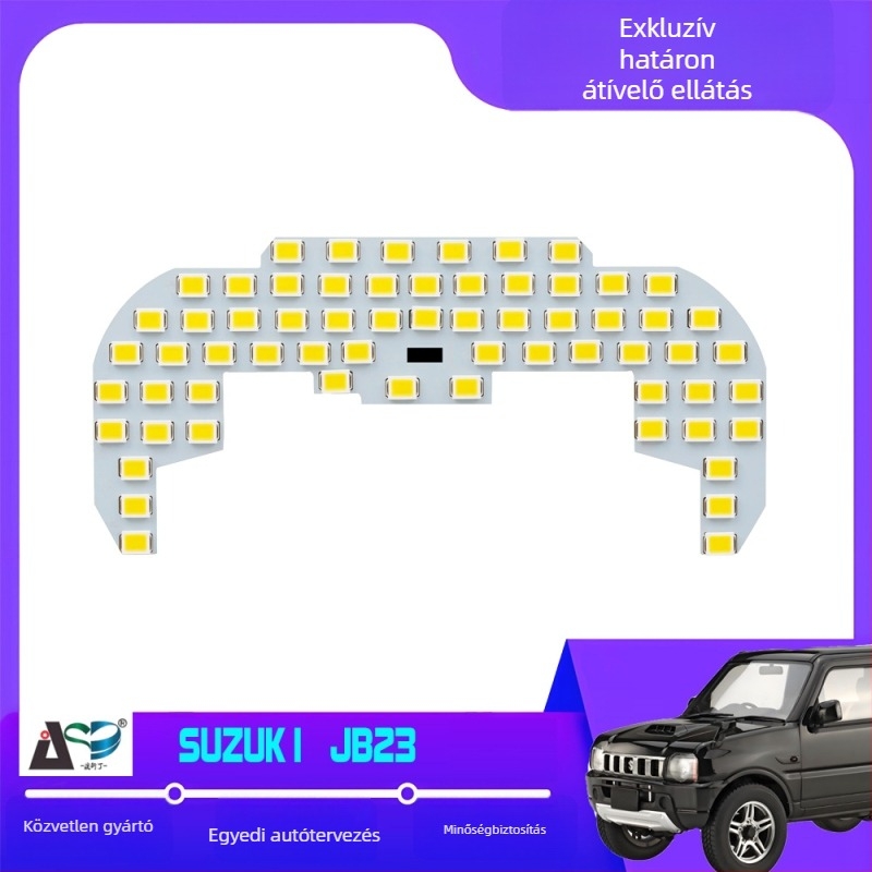 ASD-RAV4 autófedél LED lámpa, 12V, 0.3W, LED 5050 hárommagos (225 chip), élettartam ≥30000h