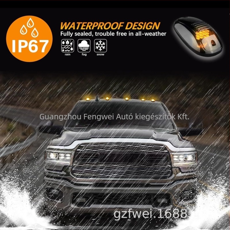 FN212 LED tetőfény, 12 V, PC ház, élettartam 50 000 óra