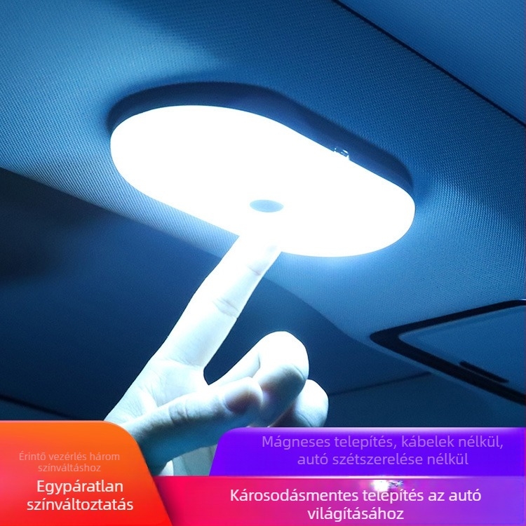 Autó tetőfény HYG-02, 2835 LED, 5W, 3.7V, érintéses működés