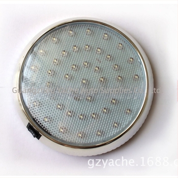 GT-007 LED tetőfény autókhoz, 12V, 5W, LED fényforrás, elektroplattált felület