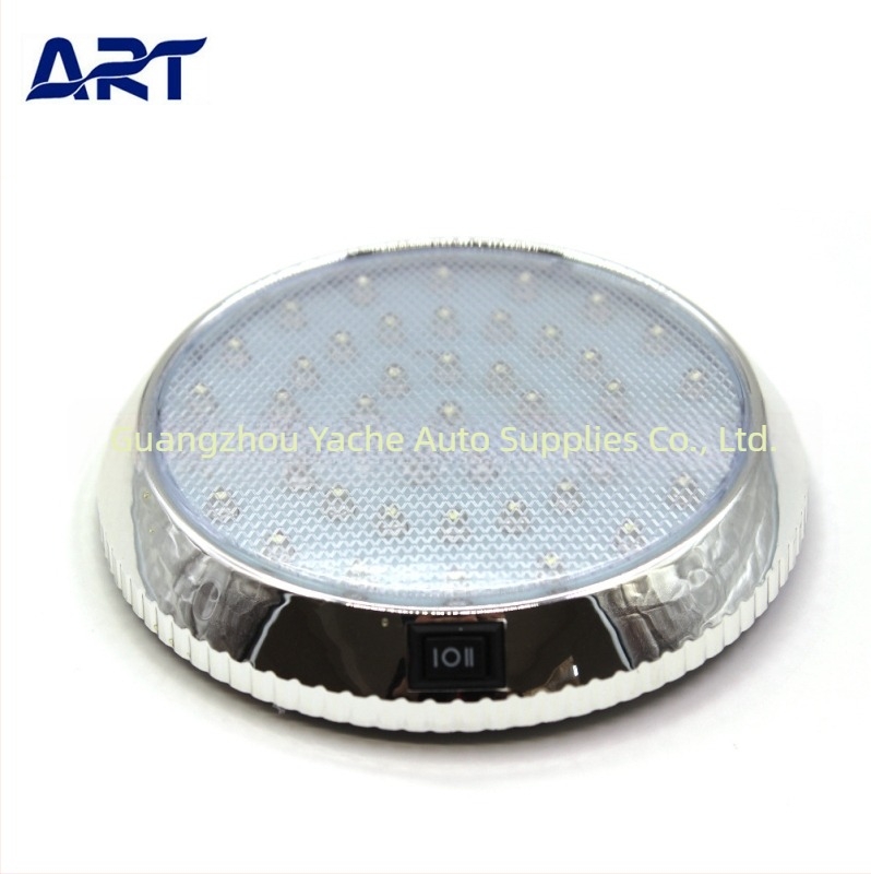 GT-007 LED tetőfény autókhoz, 12V, 5W, LED fényforrás, elektroplattált felület