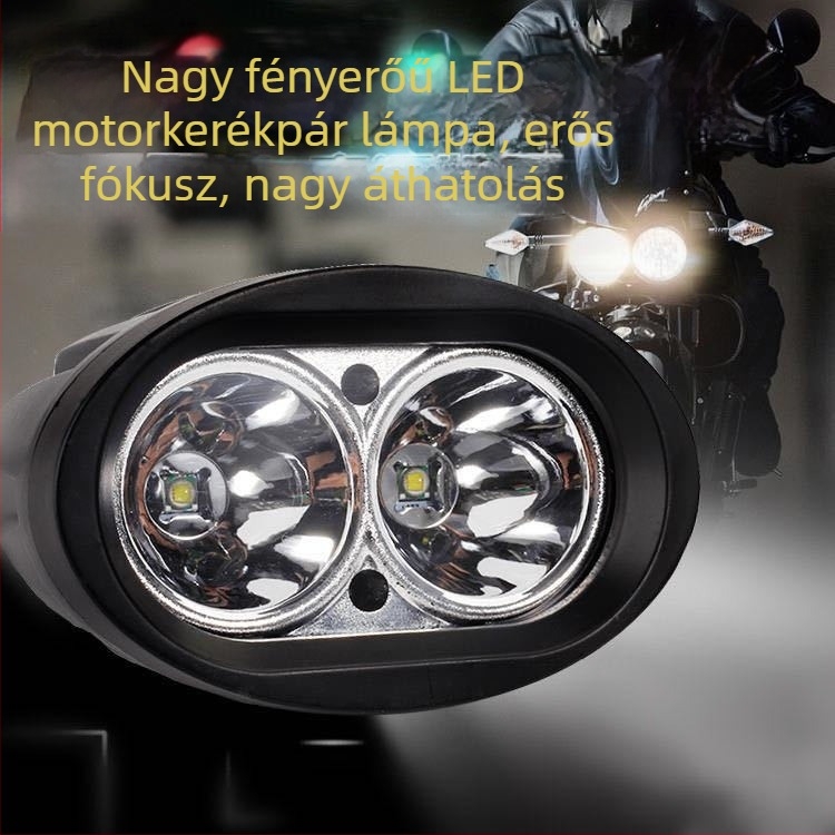LED tető spot autó és motorkerékpár számára, 20W, 12-80V, 6000 lm, IP68, élettartam 50 000 óra