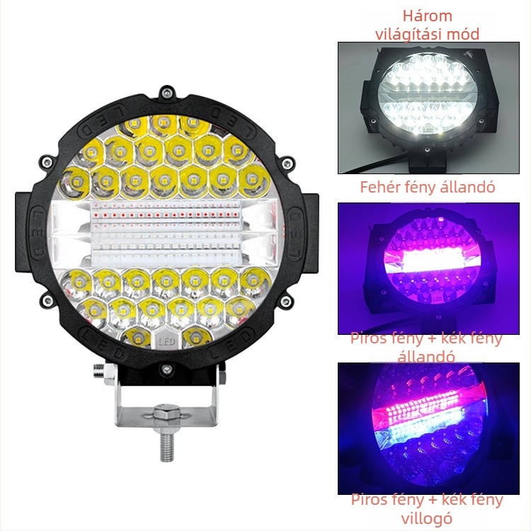 51W LED autómunka fény off-roadhoz – módosított spotlámpa, első lökhárító lámpa és tetőlámpa