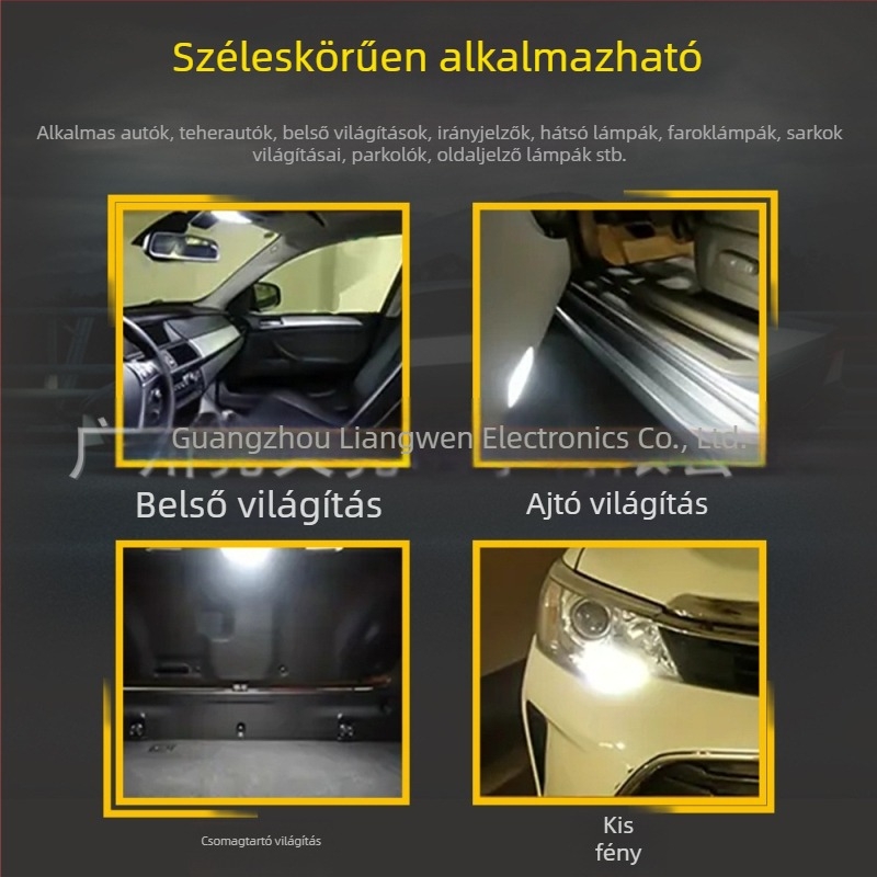 Autó belső LED olvasólámpa tetőre, 2835 48SMD LED, modell 1210-48SMD, 12V, 2.16W