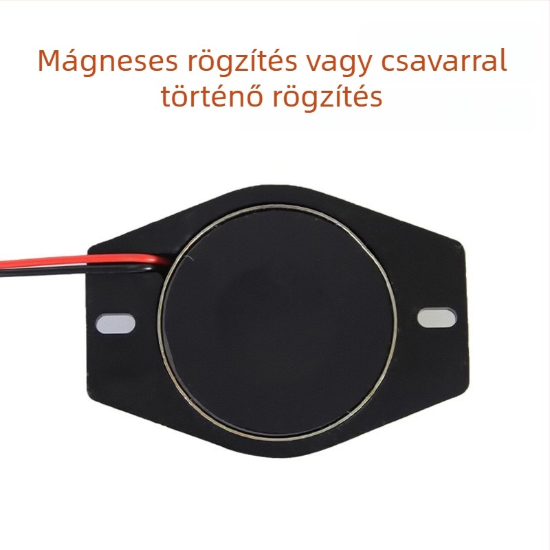 LED mágneses vészjelző fény járművekhez, targoncákhoz és közlekedési berendezésekhez, DC12V/DC24V, PC lámpaernyő + ABS alap, testreszabás elérhető