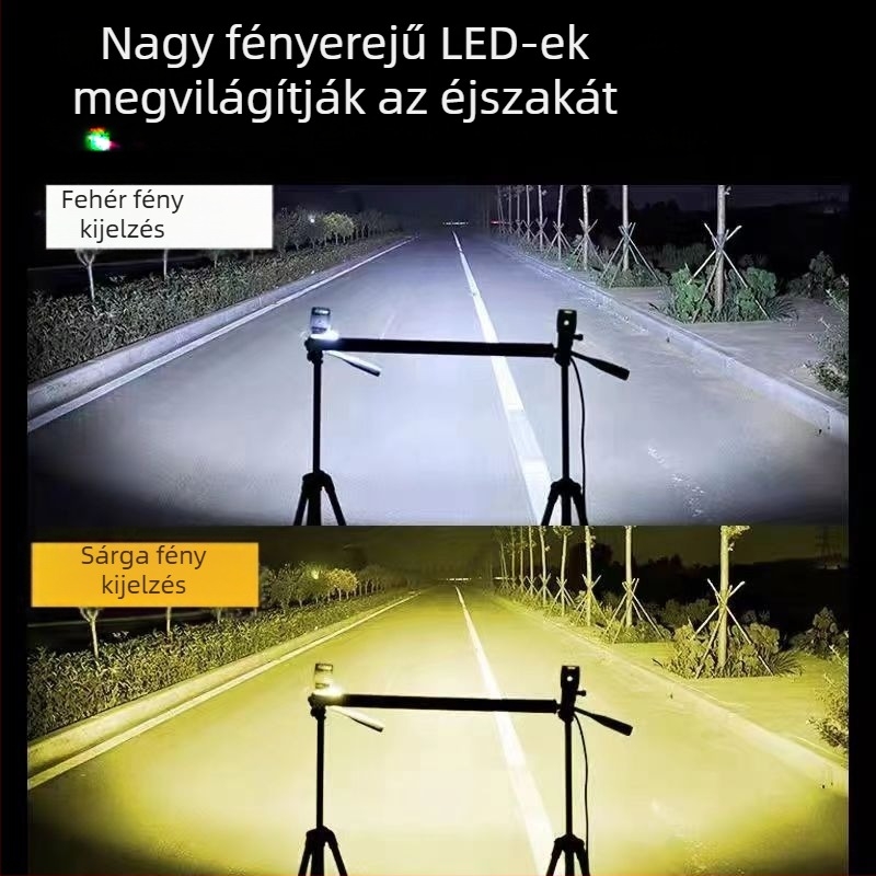 Autó LED-sávos reflektor egy sorban, 12V/24V, fénycsík, teherautó tetőfény, strobe, ultra‑nagy fényerejű