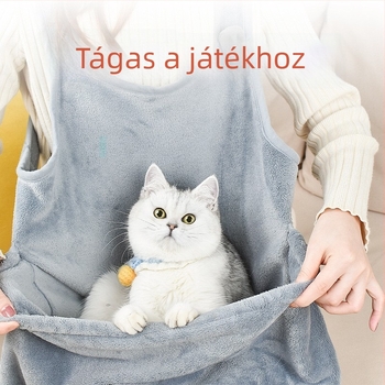 Macska táska, poliészter, egyszínű dizájn, lágy