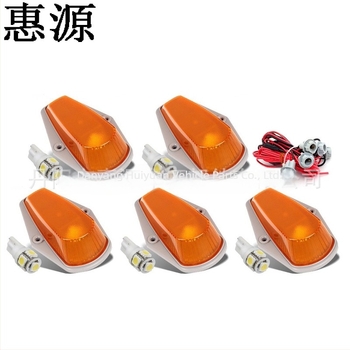HY-059 LED tetőfény teherautókhoz, utánfutókhoz, furgonokhoz, buszokhoz és lakókocsikhoz, 12/24V, LED fényforrás, teljesítmény 0.06×6
