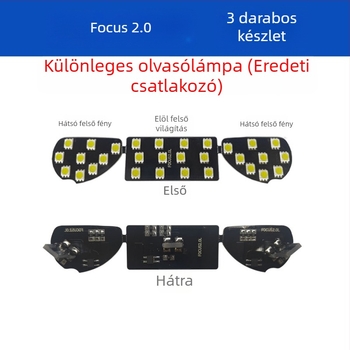 Fox 2.0 autófedélzeti világító készlet, 5050SMD LED, 12V DC, 3W, 2.0 háromdarabos készlet