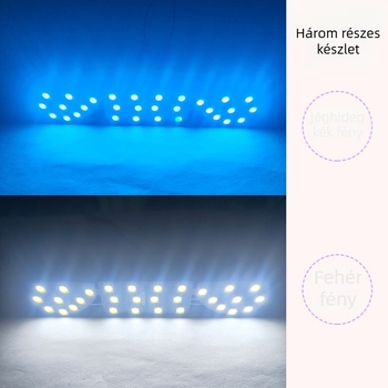 Fox 2.0 autófedélzeti világító készlet, 5050SMD LED, 12V DC, 3W, 2.0 háromdarabos készlet