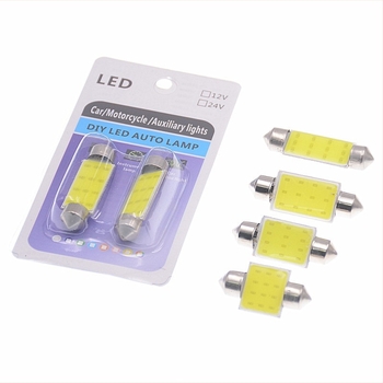 LED autó belső tetőfény, 12V, fehér fény, közönséges típus