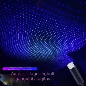 Autó belső USB csillagos égbolt mennyezeti lámpa – L-705, atmoszferikus világítás