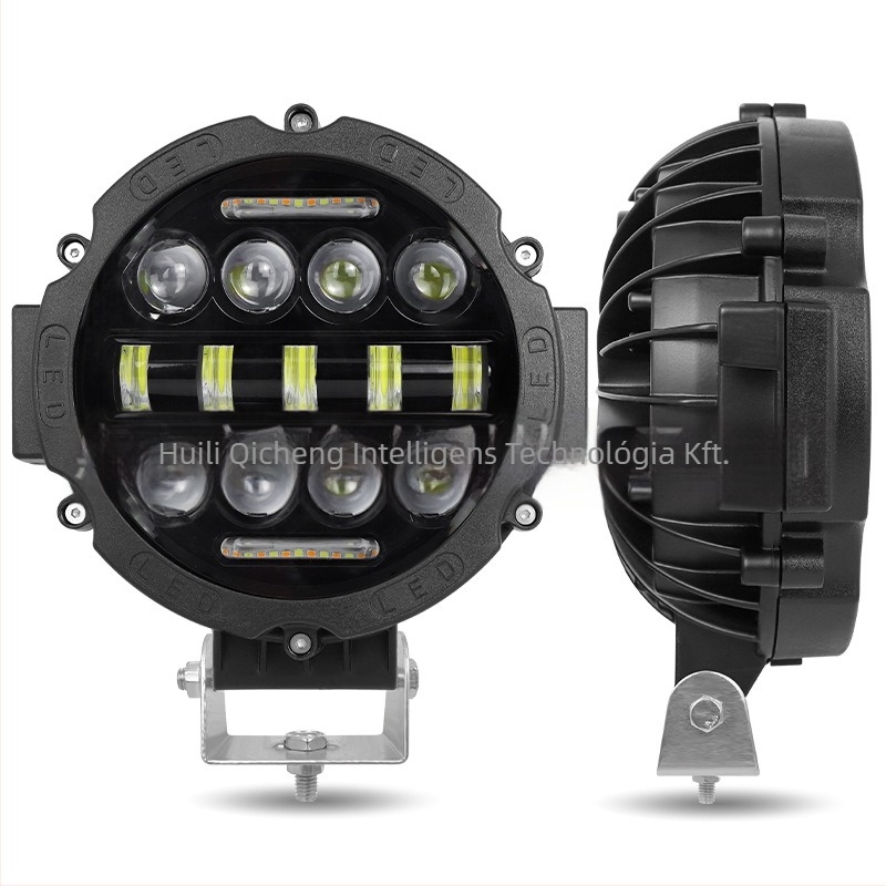 LED munkalámpa terepjáró járművekhez — 75W15LED, 24V, 2970LM, LED 3030, alumínium kivitel