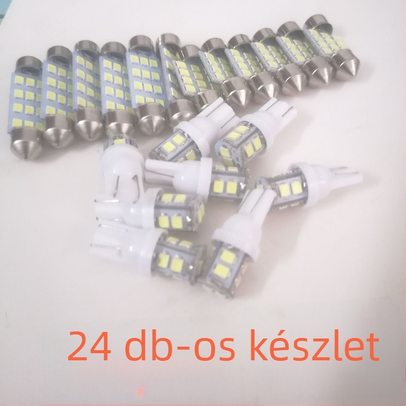 Autó tető LED világítási készlet, 24 db, 12V, 350 lm, 60 000 h, LED 3528/2835