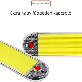 12-80V COB LED mennyezeti világítás autókhoz, teherautókhoz és lakókocsikhoz, 12W olvasólámpa