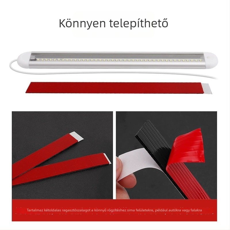 120 LED-es kabinvilágítás teherautók és kisbuszok számára, univerzális olvasólámpa a kabinban, doboz típusú tetővilágítás