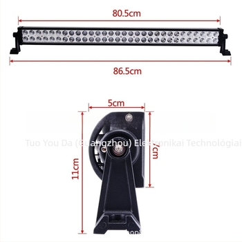 Autó LED tetőfény, 32 inch, 180W, vízálló hosszú sávos munkalámpa, többfényű fénycsatorna