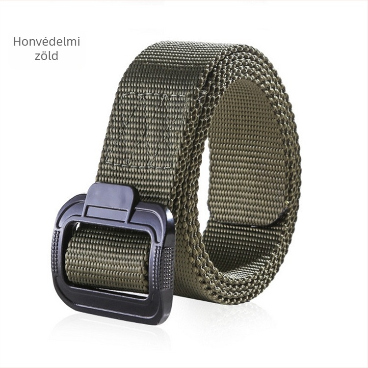 Nylonból szövött belső taktikai öv, sima zárás, szélesség 2–4 cm