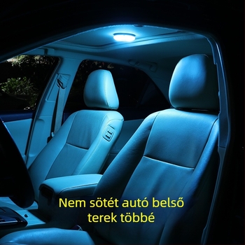 Belső autó LED olvasólámpa, mennyezeti szenzoros világítás, hátsó rész és csomagtartó, ragasztóval szerelhető