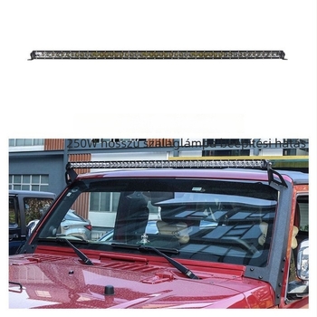 BJ40 40P LED tetővilágító sín, A-oszlop lámpatartóval és módosított reflektortartó szerkezettel