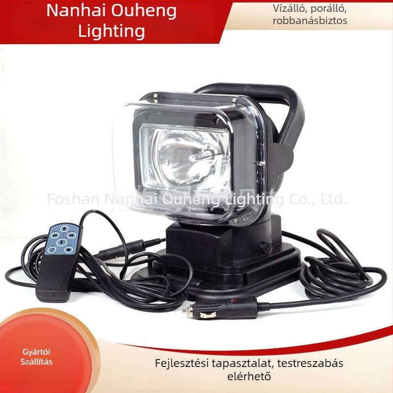 OH849-HID Autófedélzeti világítás - 55W HID keresőfény, 360° forgás, 4000 lm, 12–24V