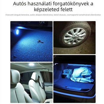 Autó belső LED világítás és hangulatvilágítás, csomagtartó- és tetővilágítás, dekoratív kiegészítők