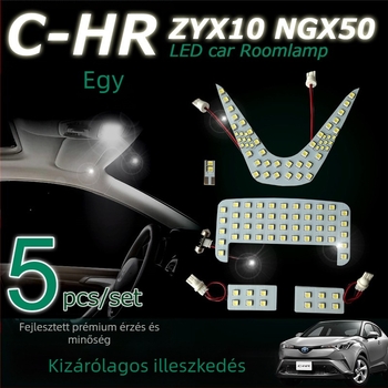 VOXY NOAH 80 Series LED olvasólámpa készlet autó belső világításhoz, 12V, 2W, 200lm, 5050 LED
