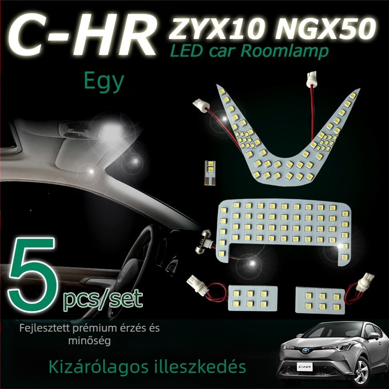 VOXY NOAH 80 Series LED olvasólámpa készlet autó belső világításhoz, 12V, 2W, 200lm, 5050 LED