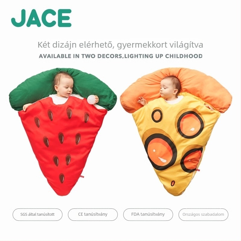 Baba alvózsák – téli, 100% pamut, 0–12 hónap, anti-kick dizájn