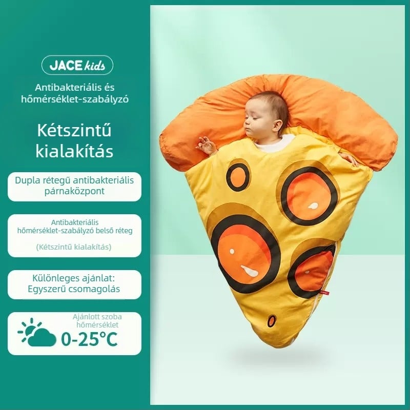 Baba alvózsák – téli, 100% pamut, 0–12 hónap, anti-kick dizájn
