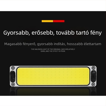 Autó tetőfény COB LED-del, 10W, 12V, alumínium ház, univerzális kompatibilitás