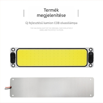 Autó tetőfény COB LED-del, 10W, 12V, alumínium ház, univerzális kompatibilitás