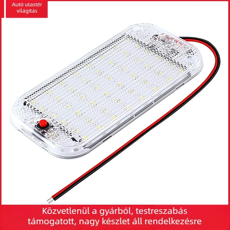 Vízálló belső LED olvasólámpa járművekhez – belső világítás autókhoz, teherautókhoz és lakóautókhoz