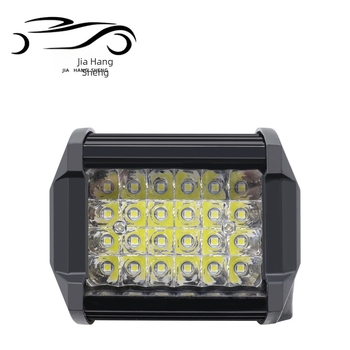LED autó munkalámpa, 4 soros, 72W, 12V, 4800 lm, 6000K