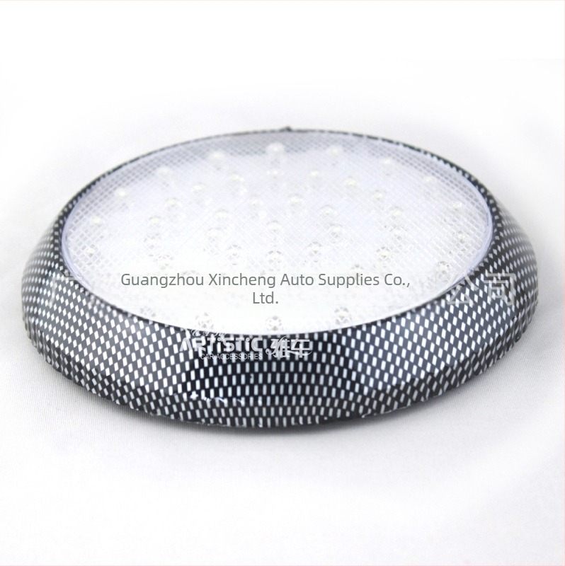 ART GT-007 LED tetőfény autóhoz, 12V, 5W, karbon szemcsés mintázat