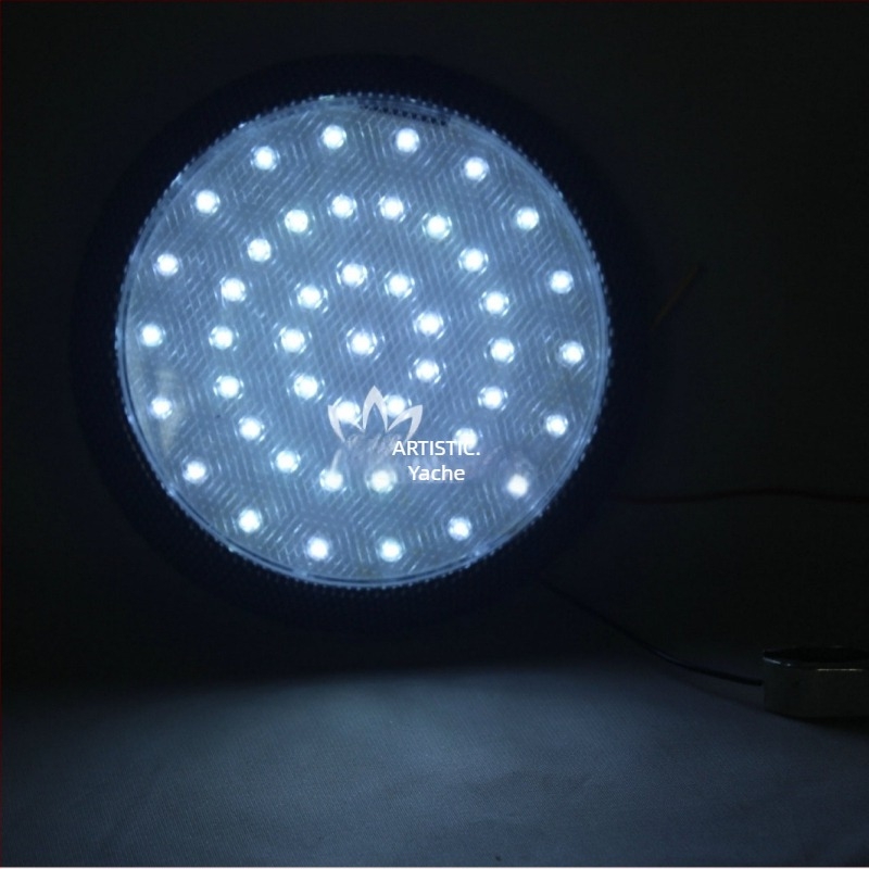 ART GT-007 LED tetőfény autóhoz, 12V, 5W, karbon szemcsés mintázat