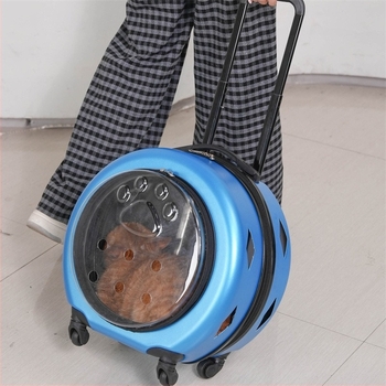 Állat- utazó táska kerékkel, kapacitás 30, anyag: Egyéb, szilárdság: Közepes