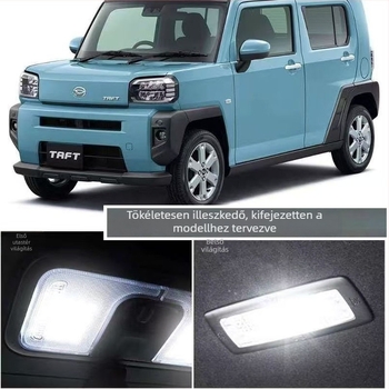 LA900S/LA910S autó LED tetőlámpa — 12V, 24W, 5000 lm, élettartam 20000 óra