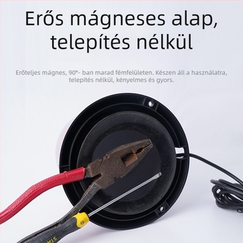 Napelemes forgó figyelmeztető fény, vízálló, modell JSD06-1, 1.5W/5V, iskolabuszhoz