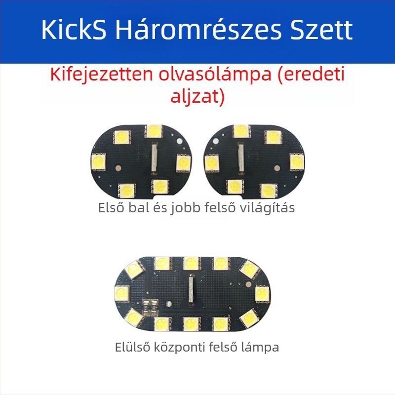 LED tetőfény Nissan Qashqai-hoz – 12V, 3W, 8000 lm, 5050 LED