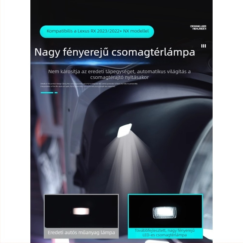 LED csomagtartó fény Lexus RX350h-hez (NX260) – kompatibil 500h és 400h+